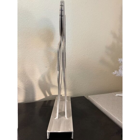 Kiss Table Sculpture 15" Fred Garbotz Construction: Marine Grade Aluminum - Picture 4 of 4